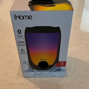 iHome PlayGlow+ Gradient Bluetooth Speaker